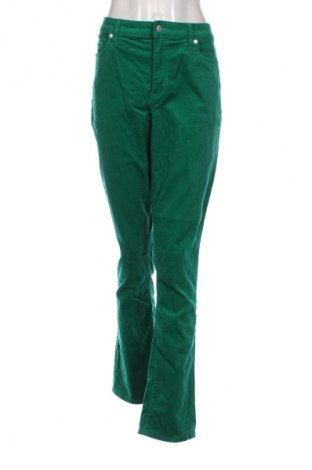 Pantaloni de velvet de femei Lands' End, Mărime L, Culoare Verde, Preț 40,00 Lei