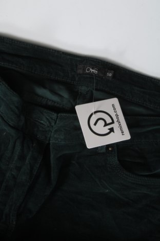 Pantaloni de velvet de femei Oviesse, Mărime XL, Culoare Verde, Preț 26,99 Lei