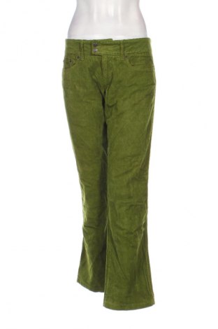 Pantaloni de velvet de femei United Colors Of Benetton, Mărime L, Culoare Verde, Preț 39,49 Lei