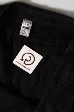 Γυναικείο κοντό παντελόνι Denim Co., Μέγεθος 3XL, Χρώμα Μαύρο, Τιμή 5,99 €