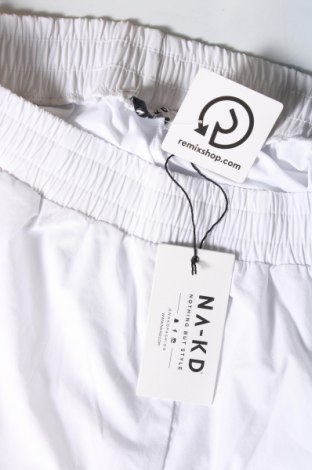 Pantaloni scurți de femei NA-KD, Mărime S, Culoare Alb, Preț 59,99 Lei