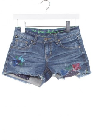 Damen Shorts One Green Elephant, Größe XS, Farbe Blau, Preis € 10,49