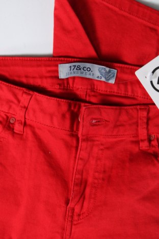 Damenhose 17 & Co., Größe M, Farbe Rot, Preis € 9,49