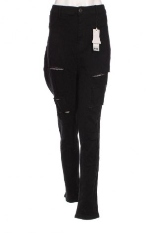 Pantaloni de femei Boohoo, Mărime XL, Culoare Negru, Preț 39,99 Lei