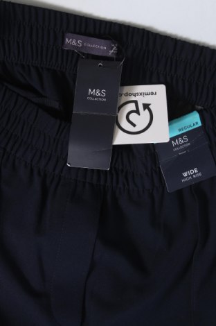 Pantaloni de femei Marks & Spencer, Mărime L, Culoare Albastru, Preț 94,99 Lei