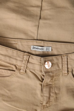 Damenhose Stradivarius, Größe XS, Farbe Beige, Preis € 2,99