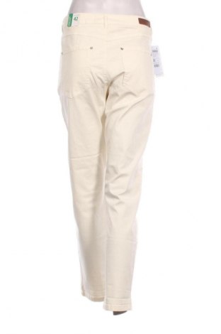 Pantaloni de femei United Colors Of Benetton, Mărime L, Culoare Ecru, Preț 113,99 Lei