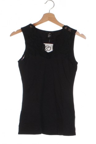 Tricou de damă H&M, Mărime XS, Culoare Negru, Preț 12,99 Lei