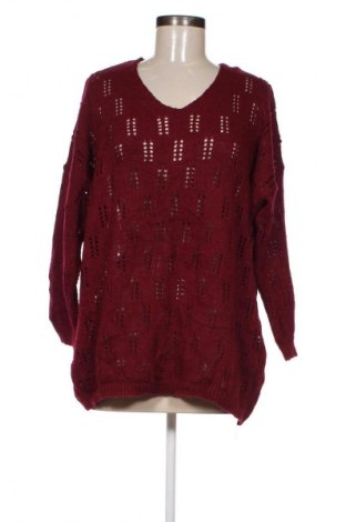 Damenpullover, Größe L, Farbe Rot, Preis 6,49 €