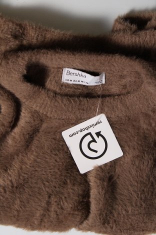 Damski sweter Bershka, Rozmiar M, Kolor Brązowy, Cena 37,99 zł