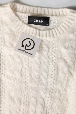 Damski sweter Cider, Rozmiar XL, Kolor Biały, Cena 41,99 zł