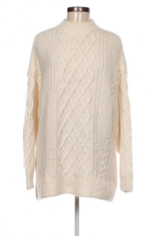 Damski sweter H&M, Rozmiar L, Kolor ecru, Cena 37,99 zł