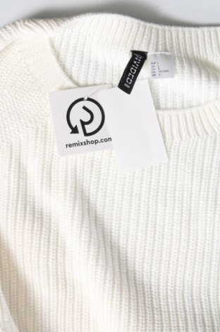 Damski sweter H&M Divided, Rozmiar L, Kolor Biały, Cena 65,75 zł