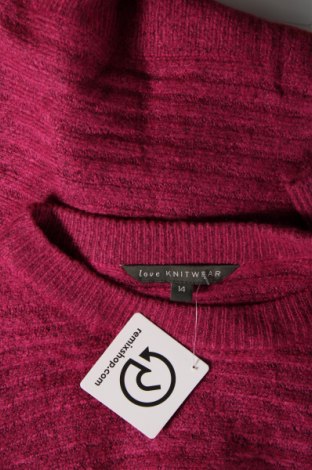 Дамски пуловер Love Knitwear, Размер L, Цвят Розов, Цена 8,49 лв.