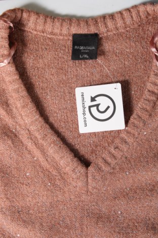 Damski sweter Piazza Italia, Rozmiar L, Kolor Popielaty róż, Cena 35,99 zł