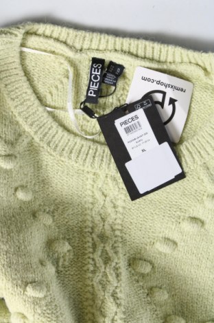 Damski sweter Pieces, Rozmiar XL, Kolor Zielony, Cena 102,99 zł