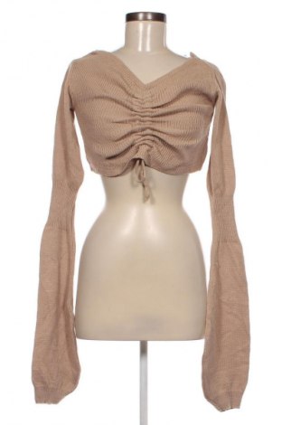 Damenpullover Pretty Little Thing, Größe XS, Farbe Beige, Preis € 3,49