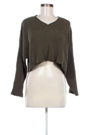 Pulover de femei Pull&Bear, Mărime S, Culoare Verde, Preț 38,99 Lei