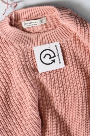 Damski sweter Stradivarius, Rozmiar L, Kolor Popielaty róż, Cena 33,99 zł