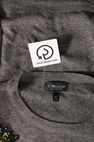 Dámský svetr Topshop, Velikost L, Barva Šedá, Cena  119,00 Kč