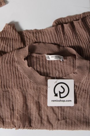 Damski sweter Zara, Rozmiar M, Kolor Beżowy, Cena 15,99 zł