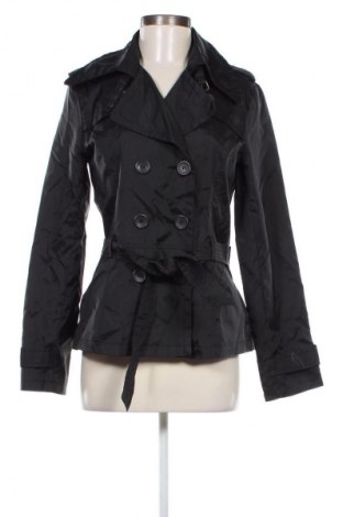 Trench de femei F&F, Mărime M, Culoare Negru, Preț 46,91 Lei