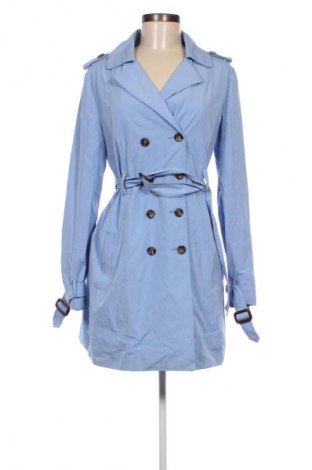 Damen Trenchcoat Manguun, Größe M, Farbe Blau, Preis 47,79 €