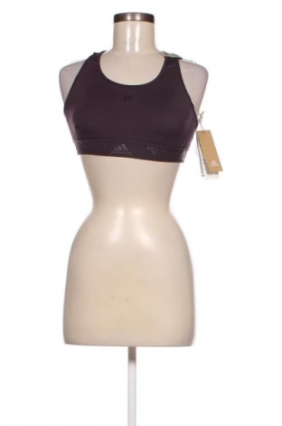 Damen Sporttop Adidas, Größe XS, Farbe Lila, Preis 8,99 €