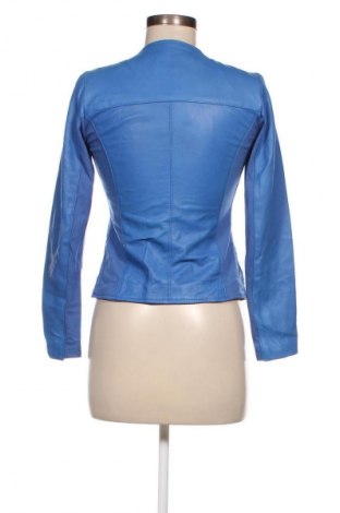 Damen Lederjacke, Größe XS, Farbe Blau, Preis € 20,99