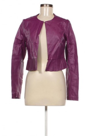 Damen Lederjacke, Größe M, Farbe Lila, Preis € 22,99