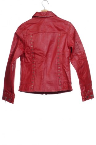 Damen Lederjacke, Größe XS, Farbe Rot, Preis 32,49 €