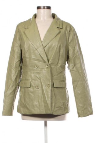 Damen Lederjacke Forever 21, Größe L, Farbe Grün, Preis € 11,79