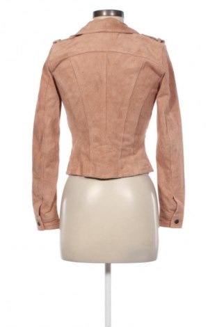 Damen Lederjacke Vero Moda, Größe XS, Farbe Beige, Preis 24,99 €