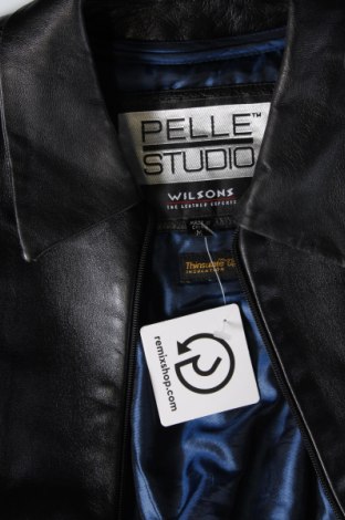 Дамско кожено яке Wilsons Leather, Размер M, Цвят Черен, Цена 106,99 лв.