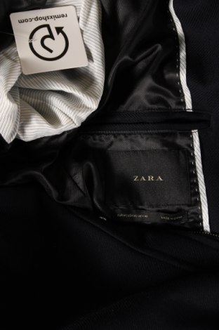 Мъжко палто Zara, Размер M, Цвят Син, Цена 47,79 лв.