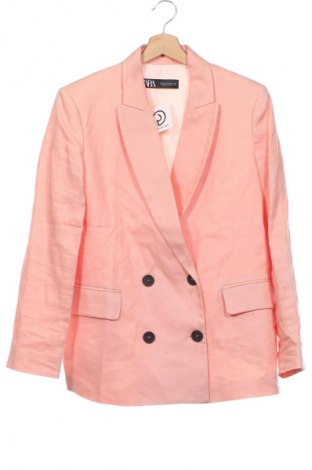 Damen Blazer Zara, Größe XS, Farbe Rosa, Preis 15,99 €