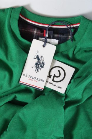 Bluză pentru copii U.S. Polo Assn., Mărime 15-18y/ 170-176 cm, Culoare Verde, Preț 151,79 Lei