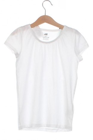 Dziecięcy T-shirt H&M, Rozmiar 6-7y/ 122-128 cm, Kolor Biały, Cena 35,95 zł