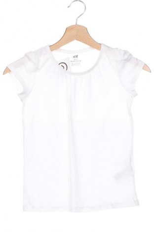 Tricou pentru copii H&M, Mărime 6-7y/ 122-128 cm, Culoare Alb, Preț 29,92 Lei