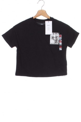 Kinder T-Shirt Marks & Spencer, Größe 7-8y/ 128-134 cm, Farbe Schwarz, Preis 5,99 €