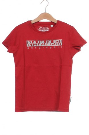 Kinder T-Shirt Napapijri, Größe 7-8y/ 128-134 cm, Farbe Rot, Preis 14,99 €