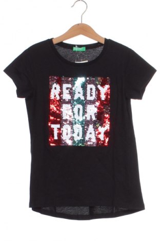 Tricou pentru copii United Colors Of Benetton, Mărime 7-8y/ 128-134 cm, Culoare Negru, Preț 40,99 Lei