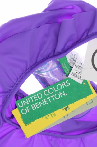 Детски бански United Colors Of Benetton, Размер 4-5y/ 110-116 см, Цвят Лилав, Цена 10,49 лв.