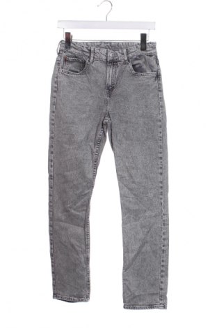 Dziecięce jeansy H&M, Rozmiar 13-14y/ 164-168 cm, Kolor Szary, Cena 26,99 zł