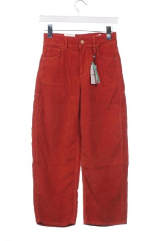 Pantaloni de catifea reiată, pentru copii Pepe Jeans, Mărime 11-12y/ 152-158 cm, Culoare Portocaliu, Preț 76,99 Lei