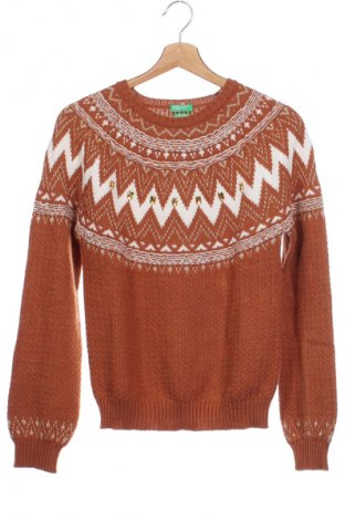 Dziecięcy sweter United Colors Of Benetton, Rozmiar 14-15y/ 168-170 cm, Kolor Brązowy, Cena 74,99 zł