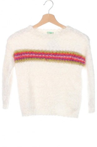 Dziecięcy sweter United Colors Of Benetton, Rozmiar 6-7y/ 122-128 cm, Kolor Biały, Cena 61,99 zł