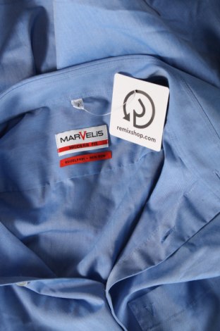 Herrenhemd Marvelis, Größe L, Farbe Blau, Preis € 7,49