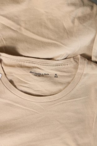 Ανδρικό t-shirt Abercrombie & Fitch, Μέγεθος XL, Χρώμα  Μπέζ, Τιμή 21,99 €