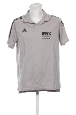 Ανδρικό t-shirt Adidas, Μέγεθος XL, Χρώμα Γκρί, Τιμή 11,99 €